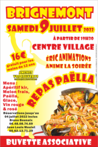 Soirée Paëlla à Brignemont