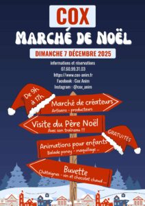 Affiche marché de Noël 2025