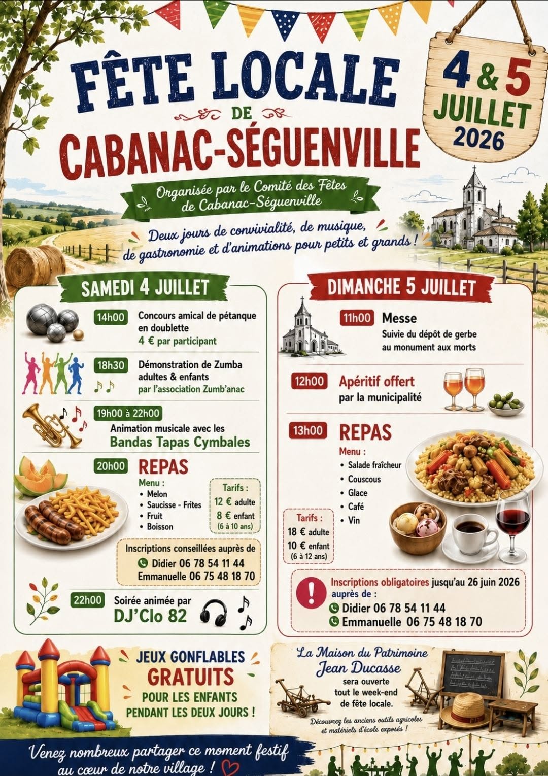 Fête de Cabanac-Séguenville 2026