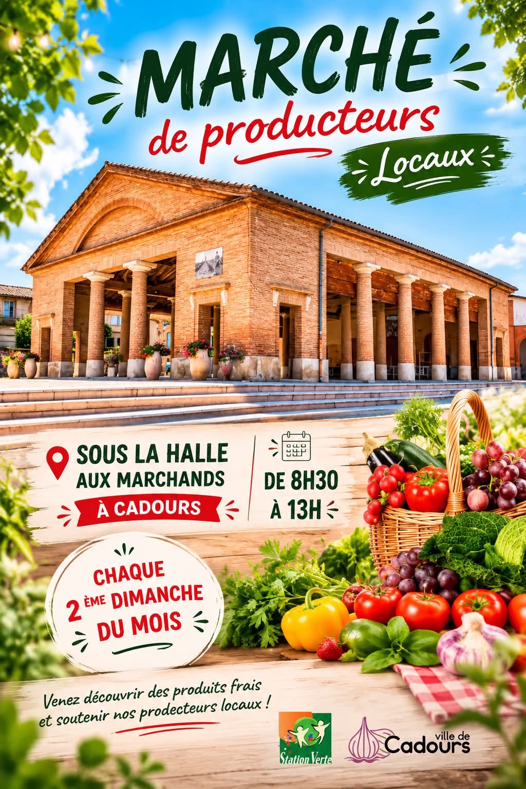 Marché des producteurs Cadours 2026