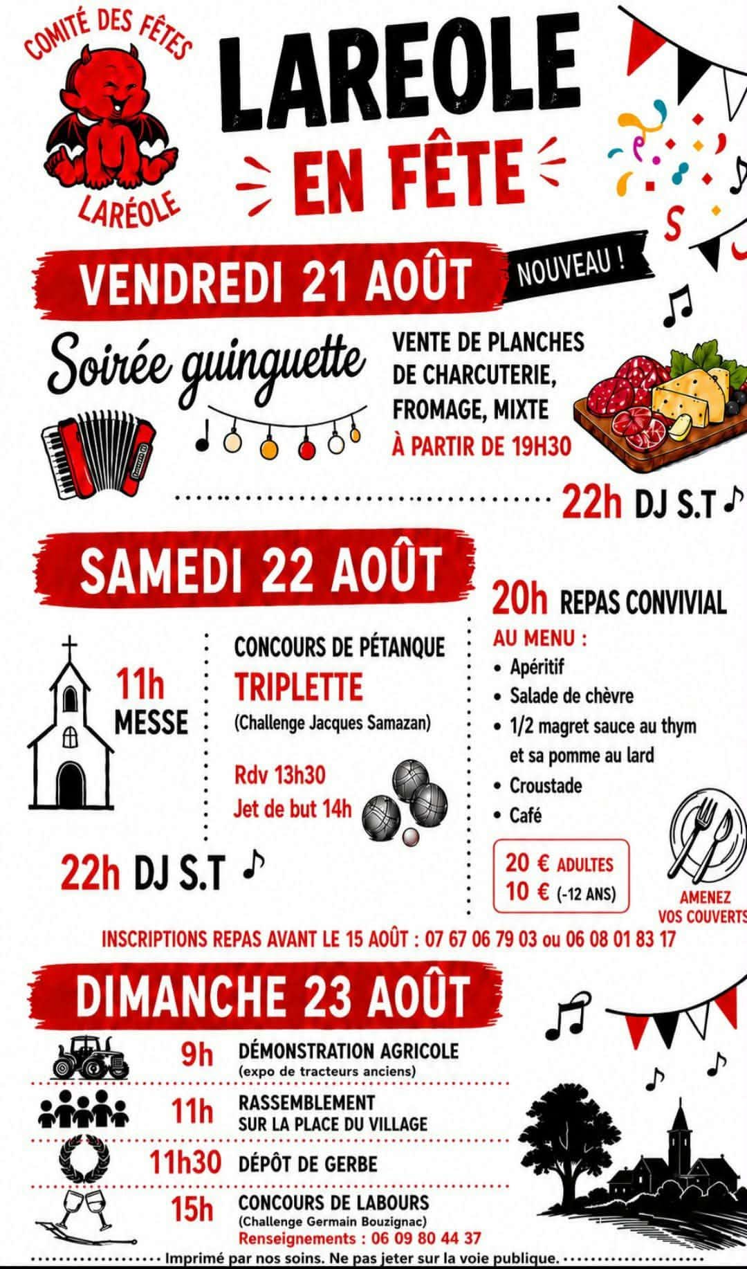 Fête de Laréole 2026